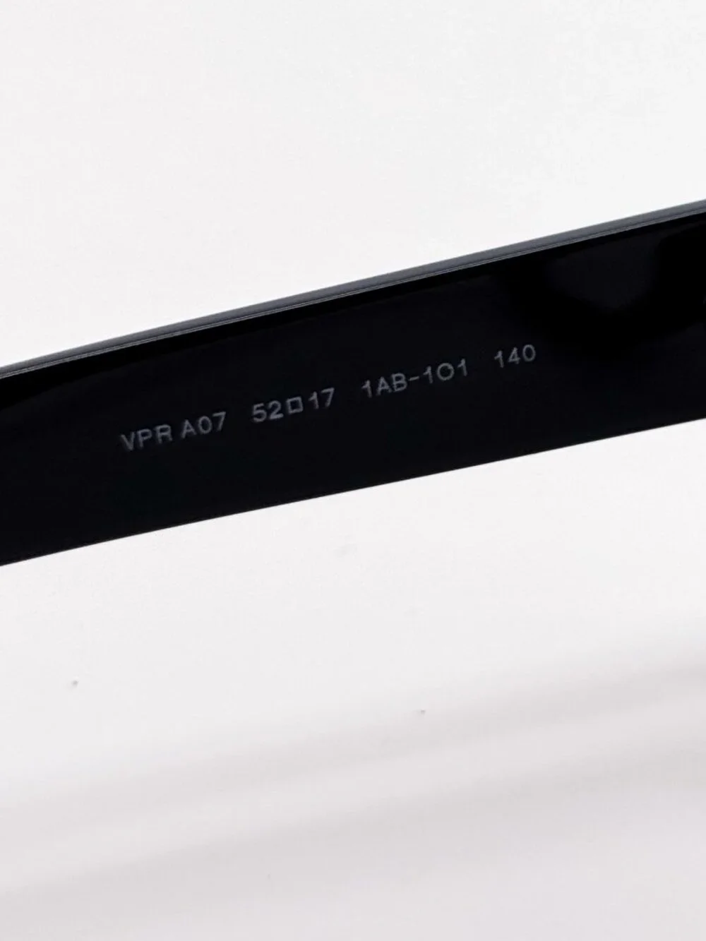 New Prada PR A07V Black Geometric Women Eyeglasses PRA07V 1AB1O1